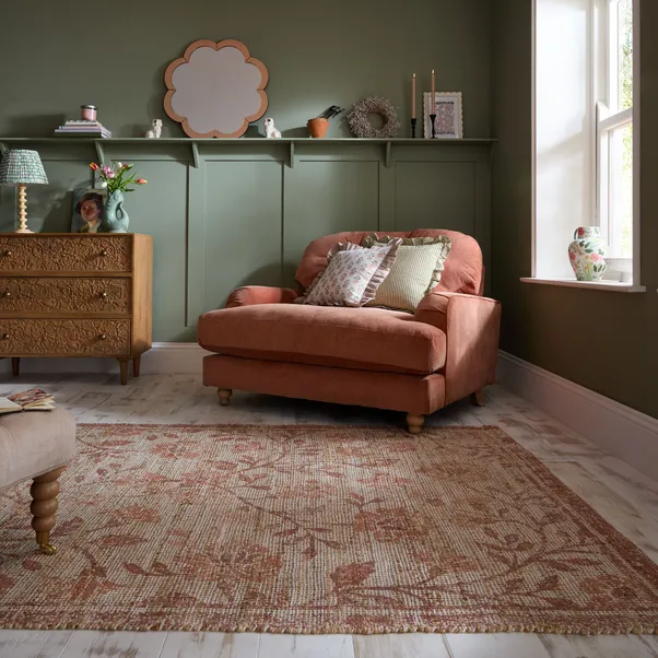 Jute Floral Rug
